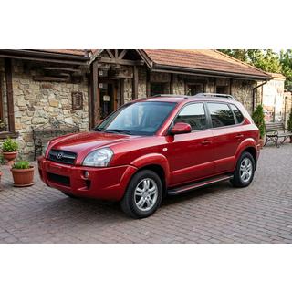 Boční nášlapy Maya Red (2 ks, hliník) Hyundai Tucson JM 2004– fotografie 1