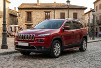 Jeep Cherokee KL 2013– Boční nášlapy Maya Red (2 ks, hliník) fotografie 1