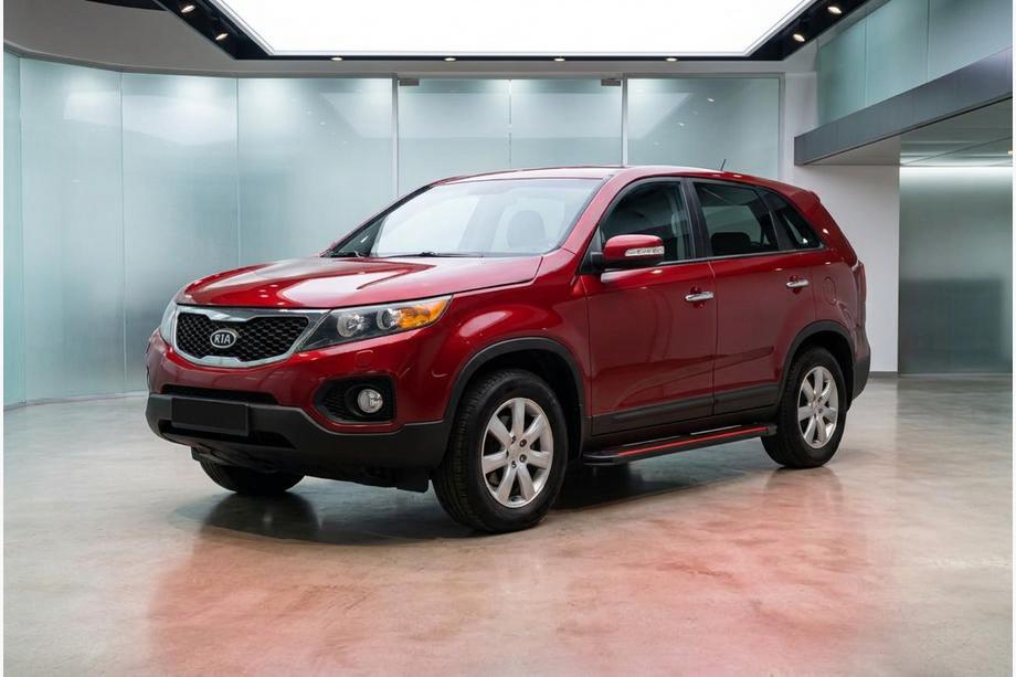 Kia Sorento II XM 2009–2014 Boční nášlapy Maya Red (2 ks, hliník) 2013–2016 Image