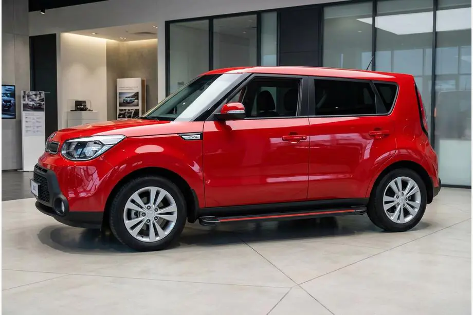 Kia Soul II 2013–2018 Boční nášlapy Maya Red (2 ks, hliník) Image