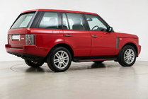 Range Rover III L322 2002–2012 Boční nášlapy Maya Red (2 ks, hliník) fotografie 1