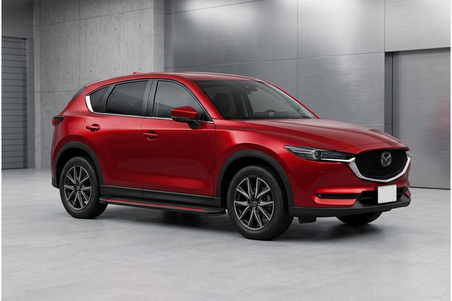 Mazda CX-5 2017–2025 Boční nášlapy Maya Red (2 ks, hliník) Image