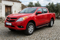 Mazda BT-50 2012– Boční nášlapy Maya Red (2 ks, hliník) fotografie 1