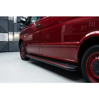 Boční nášlapy Maya Red (2 ks, hliník) fotografie 1