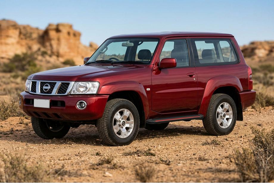 Nissan Patrol Y61 1997–2011 Boční nášlapy Maya Red (2 ks, hliník) Fotografie 1
