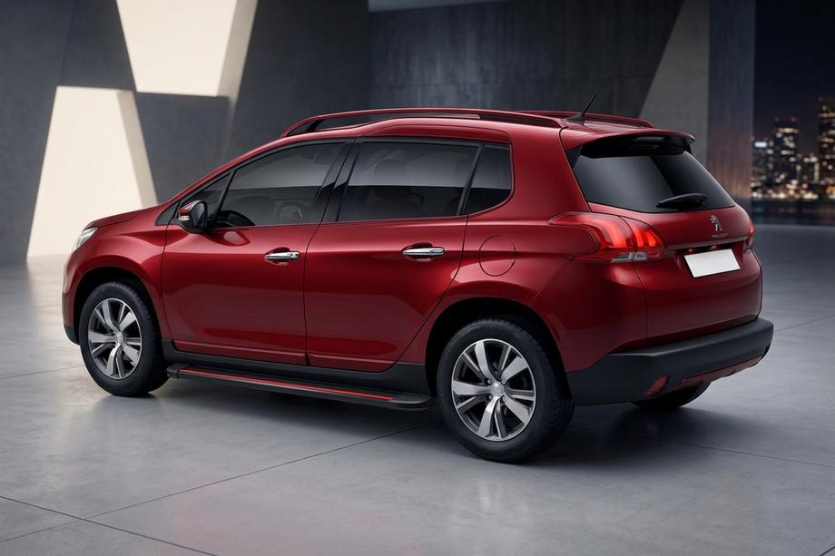 Peugeot 3008 2008–2016 Boční nášlapy Maya Red (2 ks, hliník) 2014–2016 Image