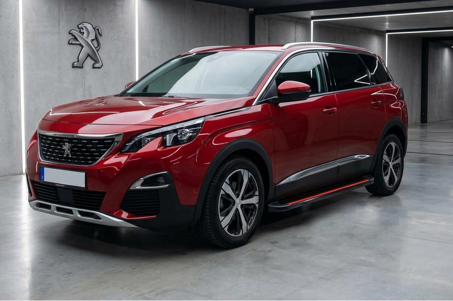 Peugeot 5008 2016–2023 Boční nášlapy Maya Red (2 ks, hliník) Image
