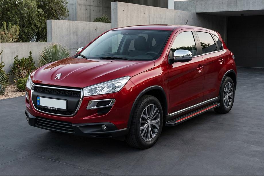 Peugeot 4008 2012–2017 Boční nášlapy Maya Red (2 ks, hliník) Image