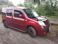 Renault Kangoo 2008–2020 Boční nášlapy Maya Red (2 ks, hliník) Krátký rozvor fotografie 2