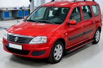 Renault Logan MCV 2005–2013 Boční nášlapy Maya Red (2 ks, hliník) fotografie 1