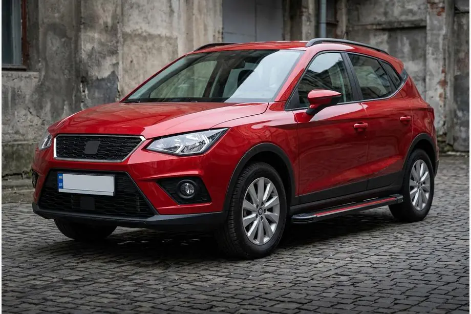 Seat Arona 2017– Boční nášlapy Maya Red (2 ks, hliník) Image