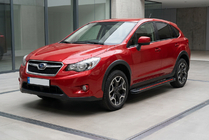 Subaru XV 2011–2017 Boční nášlapy Maya Red (2 ks, hliník) fotografie 1