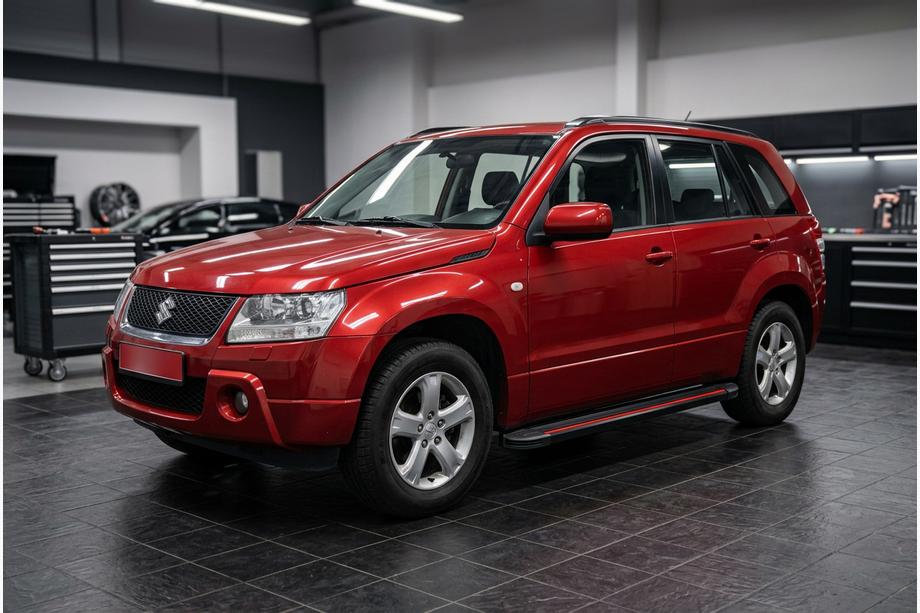 Suzuki Grand Vitara 2005–2017 Boční nášlapy Maya Red (2 ks, hliník) Image