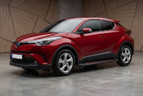 Toyota C-HR 2016–2023 Boční nášlapy Maya Red (2 ks, hliník) fotografie 1