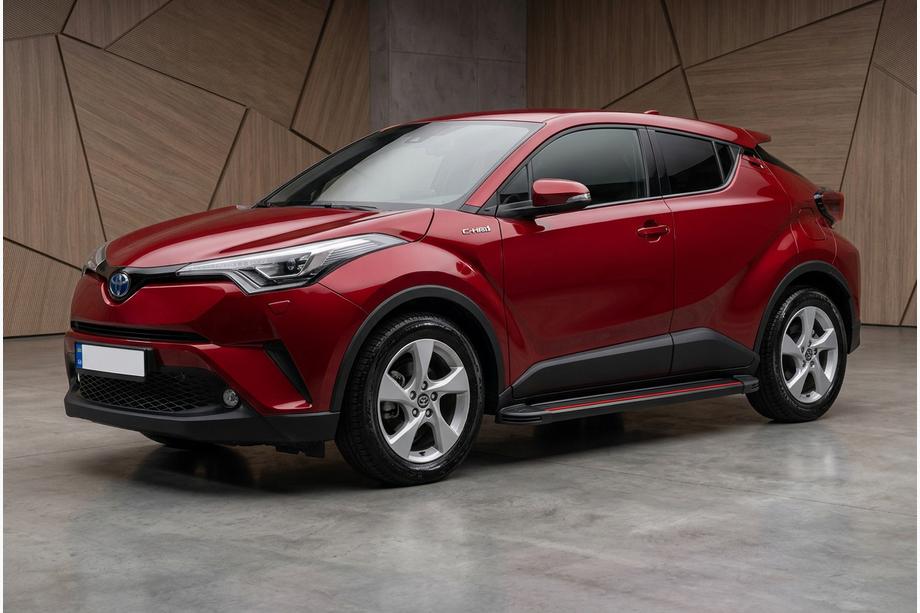 Toyota C-HR 2016–2023 Boční nášlapy Maya Red (2 ks, hliník) Image