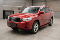 Toyota Highlander 2008–2013 Boční nášlapy Maya Red (2 ks, hliník) fotografie 1