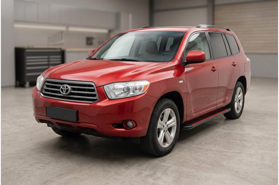 Toyota Highlander 2008–2013 Boční nášlapy Maya Red (2 ks, hliník) Image