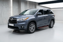Toyota Highlander 2013–2019 Boční nášlapy Maya Red (2 ks, hliník) fotografie 1