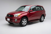 Toyota Rav 4 2001–2005 Boční nášlapy Maya Red (2 ks, hliník) fotografie 1
