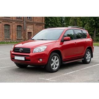 Boční nášlapy Maya Red (2 ks, hliník) Toyota Rav 4 2006–2013 fotografie 1