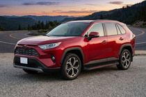 Toyota Rav 4 2019–2025 Boční nášlapy Maya Red (2 ks, hliník) fotografie 1
