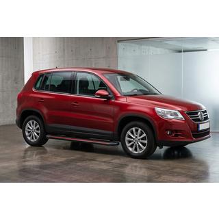 Boční nášlapy Maya Red (2 ks, hliník) Volkswagen Tiguan 2007–2016 fotografie 1
