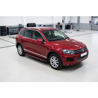 Boční nášlapy Maya Red (2 ks, hliník) Volkswagen Touareg 2010–2018 fotografie 1