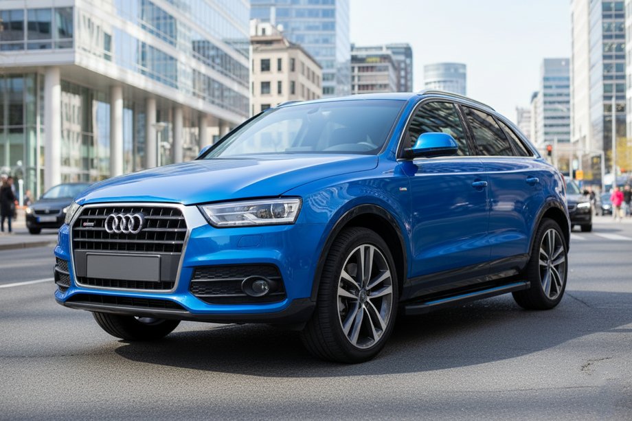 Audi Q3 2011–2019 Boční nášlapy Maya Blue (2 ks, hliník) Image