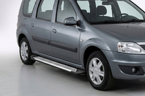 Lada Largus 2012– Boční nášlapy Line (2 ks, hliník) fotografie 1