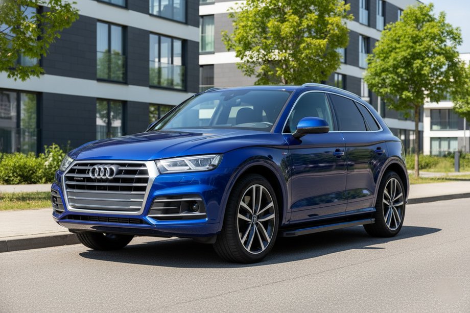 Audi Q5 2017–2025 Boční nášlapy Maya Blue (2 ks, hliník) Image