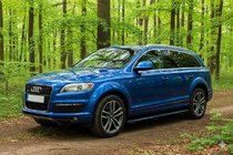 Audi Q7 2005–2015 Boční nášlapy Maya Blue (2 ks, hliník) fotografie 1