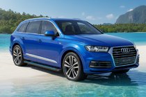 Audi Q7 2015–2026 Boční nášlapy Maya Blue (2 ks, hliník) fotografie 1