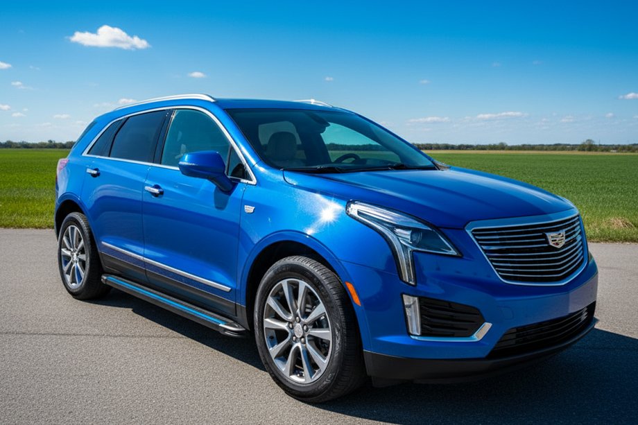 Cadillac XT5 2016– Boční nášlapy Maya Blue (2 ks, hliník) Image