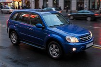 Chery Tiggo 1 2005–2016 Boční nášlapy Maya Blue (2 ks, hliník) fotografie 1