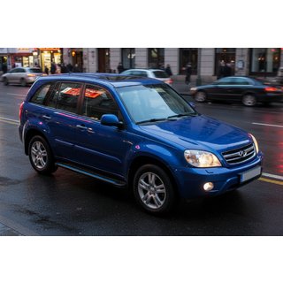 Boční nášlapy Maya Blue (2 ks, hliník) Chery Tiggo 1 2005–2016 fotografie 1