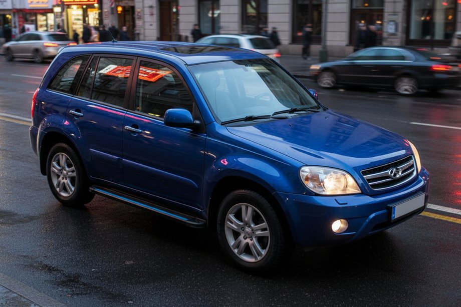 Chery Tiggo 1 2005–2016 Boční nášlapy Maya Blue (2 ks, hliník) Image
