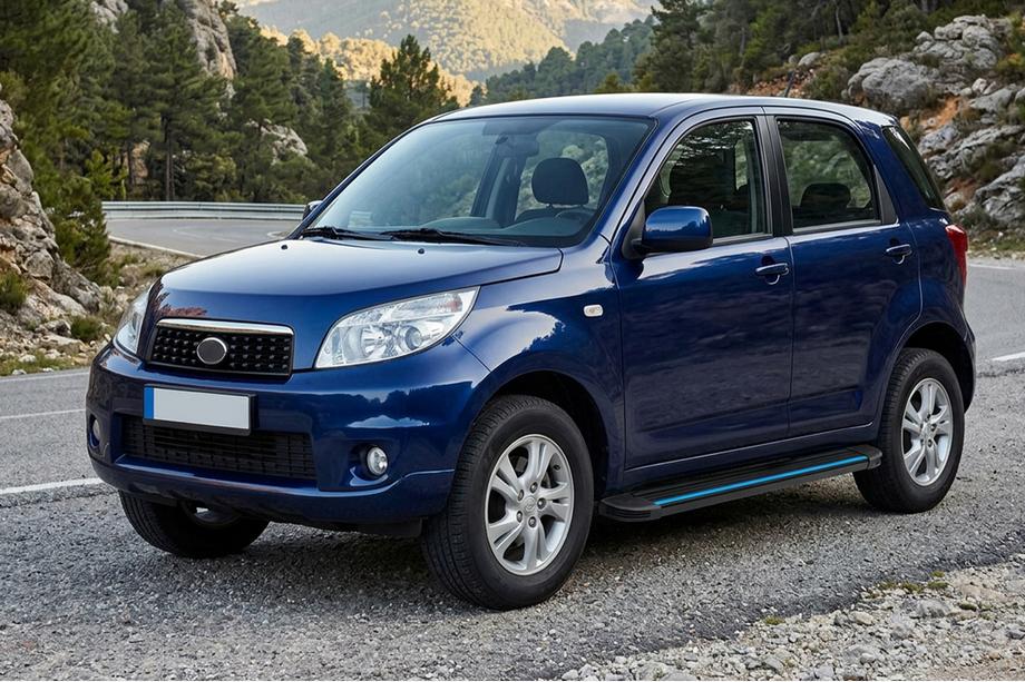 Daihatsu Terios 2006–2017 Boční nášlapy Maya Blue (2 ks, hliník) Image
