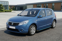 Dacia Sandero 2007–2013 Boční nášlapy Maya Blue (2 ks, hliník) fotografie 1