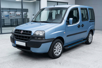 Fiat Doblo I 2005–2010 Boční nášlapy Maya Blue (2 ks, hliník) fotografie 1