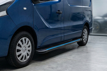 Fiat Talento 2016– Boční nášlapy Maya Blue (2 ks, hliník) fotografie 1