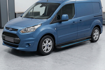 Ford Connect 2014–2021 Boční nášlapy Maya Blue (2 ks, hliník) Maxi (dlouhý rozvor) fotografie 1