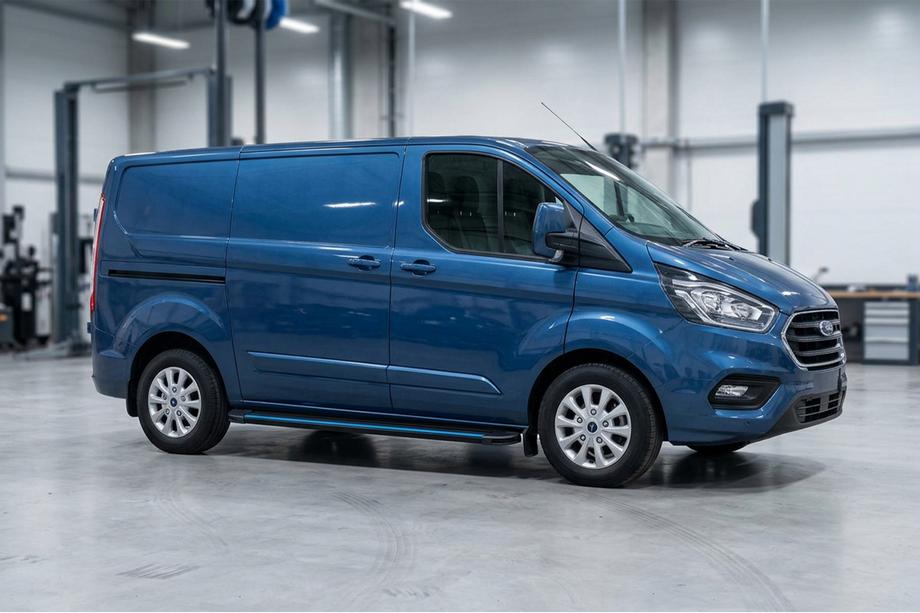 Ford Custom 2013–2022 Boční nášlapy Maya Blue (2 ks, hliník) Image