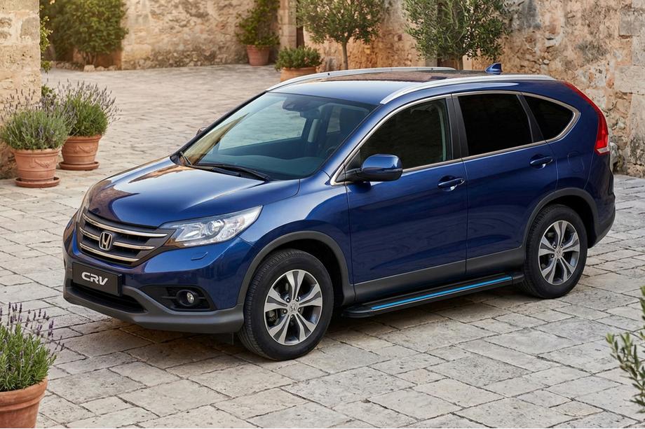 Honda CRV 2012–2016 Boční nášlapy Maya Blue (2 ks, hliník) Image