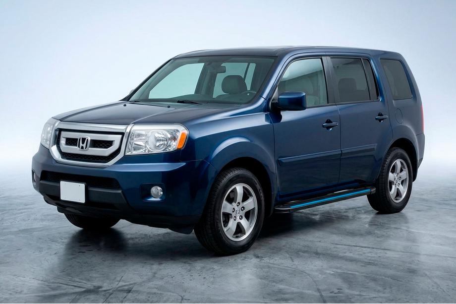 Honda Pilot 2008–2015 Boční nášlapy Maya Blue (2 ks, hliník) Image