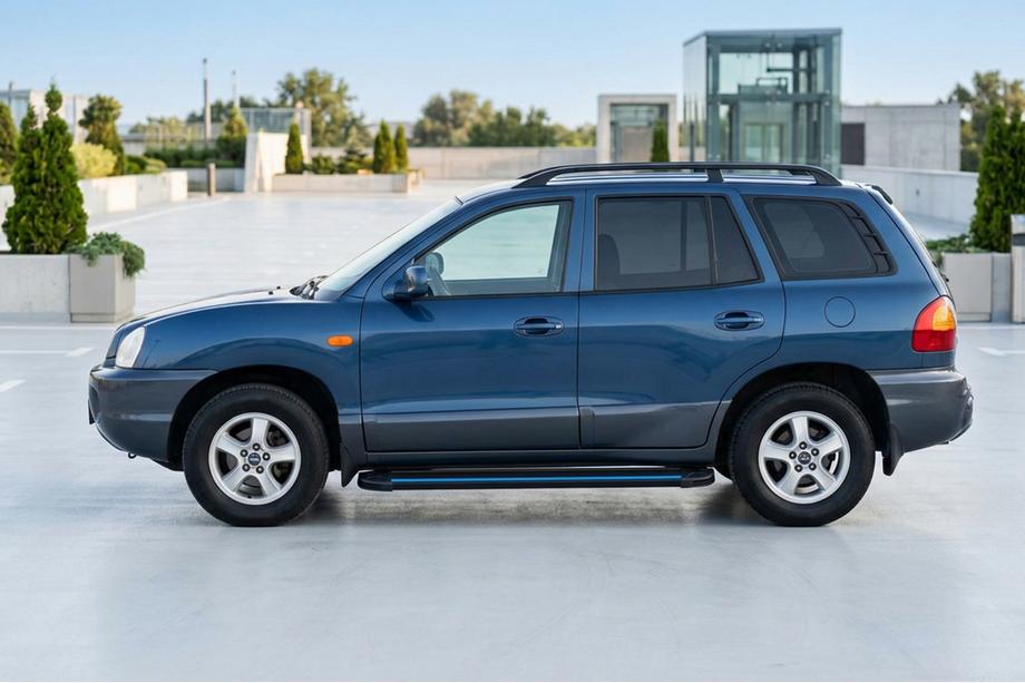 Hyundai Santa Fe 1 2000–2006 Boční nášlapy Maya Blue (2 ks, hliník) Image