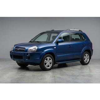Boční nášlapy Maya Blue (2 ks, hliník) Hyundai Tucson JM 2004– fotografie 1