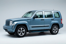 Jeep Cherokee/Liberty 2007–2013 Boční nášlapy Maya Blue (2 ks, hliník) fotografie 1