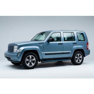 Boční nášlapy Maya Blue (2 ks, hliník) Jeep Cherokee/Liberty 2007–2013 fotografie 1