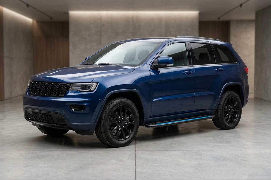Jeep Grand Cherokee WK2 2010–2021 Boční nášlapy Maya Blue (2 ks, hliník) Image