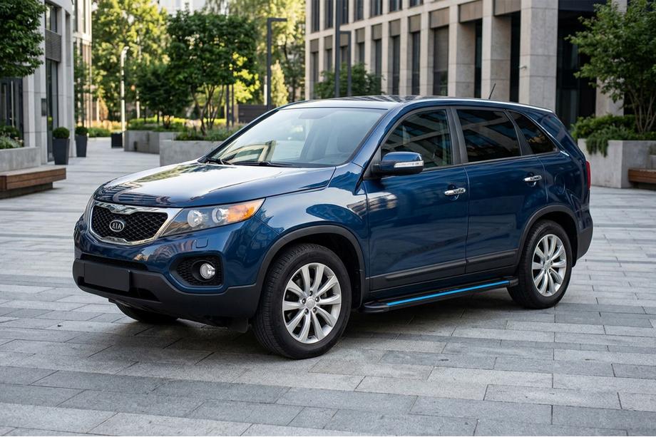 Kia Sorento II XM 2009–2014 Boční nášlapy Maya Blue (2 ks, hliník) 2010–2013 Image